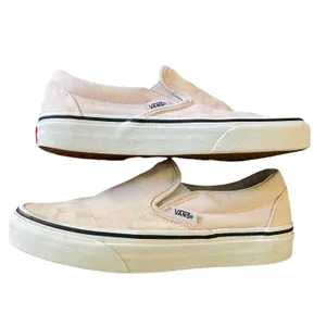 Vans Off The Wall Pink White Slip On Shoes Size 5 thumbnail 6