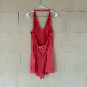 Free People Movement - Hot Shot Halter Romper - Hibiscus thumbnail 2