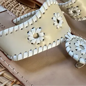 Jack Rogers Leather Whipstitch Sandals Womens 7 thumbnail 5