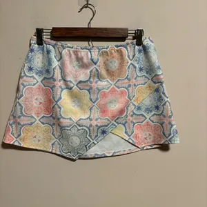 FOR LOVE & LEMONS Mosaic Ole Skirt, Tile Print- Size Large thumbnail 4