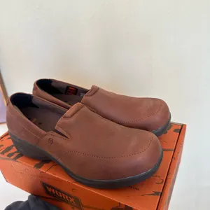 Red Wing Worx 6102 Brown Leather Occupational‎ Loafers Slip On Comfort size 5 thumbnail 2