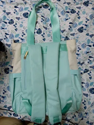 Teal backpack/ Tote bag  thumbnail 2