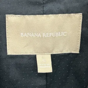 Banana Republic Wool Blazer Women's Preppy Business Casual Jacket Blue Size‎ 6 thumbnail 8