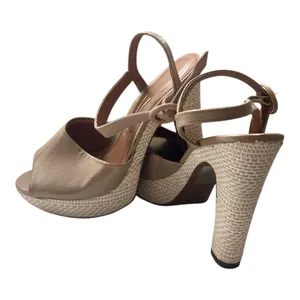 Vizzano Women's Elegant Nude Heels Tan Size 8 thumbnail 1
