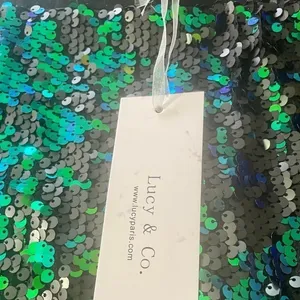 Lucy Paris Green & black Sequin mermaid scales skirt mermaid core 🧜‍♀️ thumbnail 5