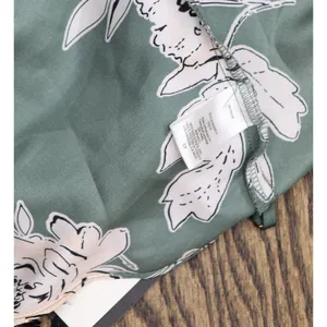 NWT Midnight Bakery Womens Fiji Ruffled Open-Back Chemise FIJ110 Green S thumbnail 6