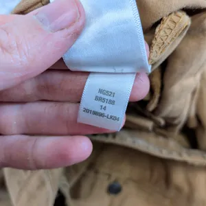 Madewell Harlow‎ Wide Leg Pants Womens 14 Pleated Lyocell Linen Brown NG521 thumbnail 5