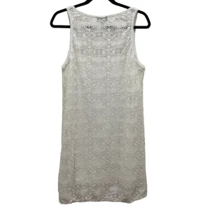 Tommy Bahama White Sleeveless Floral Lace Slip Dress L thumbnail 2
