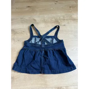 NWT American Eagle Denim Button Front Camisole Tank Festival Summer Babydoll - S thumbnail 2