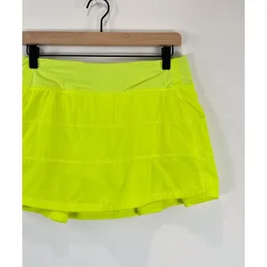Lululemon Womens Skort Green Pace Rival Mid Rise Swift Mini Skirt Stretch Size 6 thumbnail 6