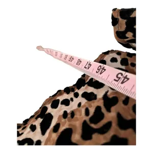 Foxiedox Cheetah Print Backless Halter Midi Dress XS thumbnail 7