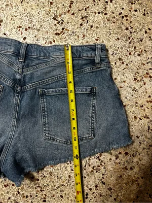 We The Free Distressed Blue Denim Cutoff Shorts thumbnail 5