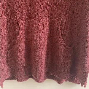O’neill burgundy sweater like top size XXL! thumbnail 3