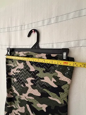 Love J women’s Dress size S Camo Sequin Strapless Pencil Excellent (A577) thumbnail 4
