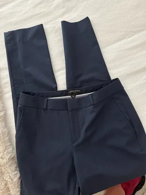 Banana Republic Low Waisted Navy Trousers thumbnail 1