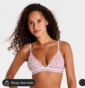 Wild Fable Ribbed Bralette  thumbnail 1