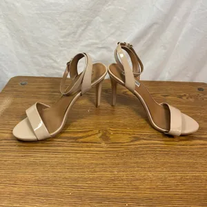 Steve Madden Reno‎ Heels Ankle Strap Dressy Party Nude Beige Size 9.5M thumbnail 3