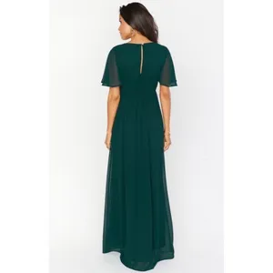 NWT Show Me‎ Your Mumu Emily Empire Maxi Dress Emerald Green $188 thumbnail 3