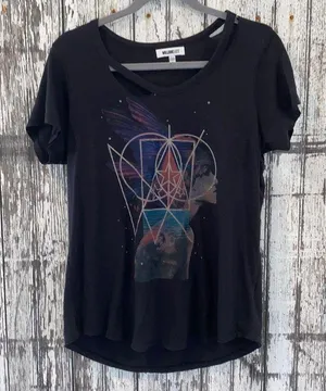 William Rast cut out fairy outer space graphic tee thumbnail 1