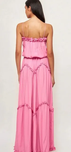 Free People Pink Maxi Dress NWT thumbnail 2