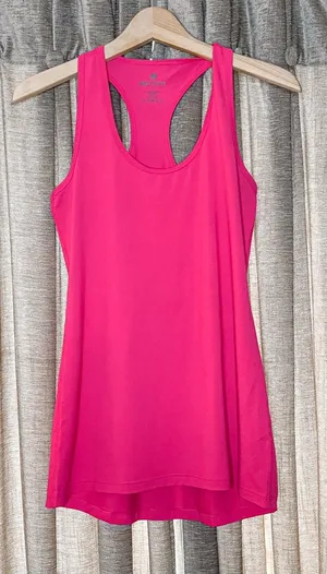 90 Degree By Reflex Vibrant Pink Racerback Active Tank Size Medium thumbnail 1