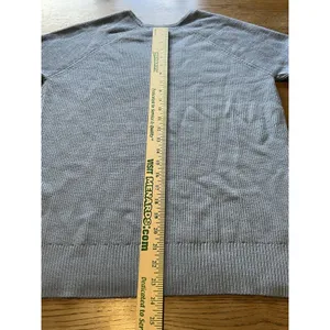 Athleta Size Small Tunic‎ Sweater Light Blue Pullover S/882541-04 Comfort Wool B thumbnail 6