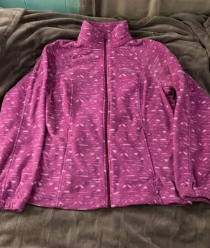 Columbia fleece purple jacket XL thumbnail 1