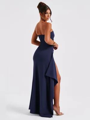 Babyboo - Zafira Navy Maxi Dress - S thumbnail 4