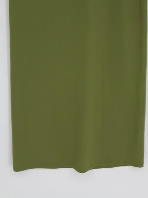 Lululemon All Yours Maxi Tank Dress Women’s XS 2 Green Sleeveless Slit Active thumbnail 5