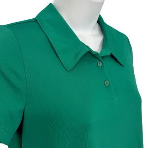 Alo Kelly Emerald Green Polo Short Sleeve Collared Tee T-Shirt size XS Tennis thumbnail 5