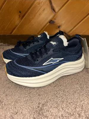 Avia Navy blue Knit Laceup Sneakers NWT thumbnail 3