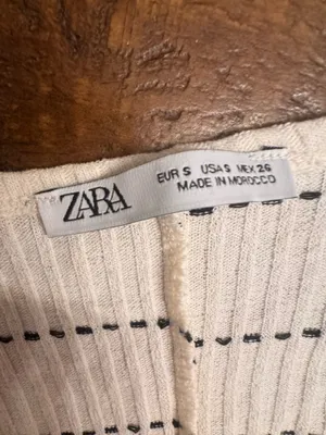 ZARA Striped Wrap Dress thumbnail 4