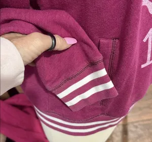 Victoria's Secret "VINTAGE" Quarter Zip Boyfriend Pullover Sweatshirt thumbnail 6