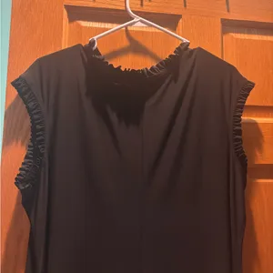Annalee + Hope Black Sleeveless Ruffle Short Dress Size XL thumbnail 4