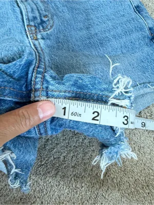 Abercrombie & Fitch Women’s The 90s Relaxed Cutoff Shorts High Rise 24/00 thumbnail 9