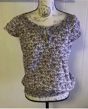 Smart set women’s blouse large Multiple thumbnail 1