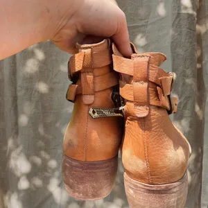 Veracruz Fire & Flourish Leather Ankle Boots thumbnail 2