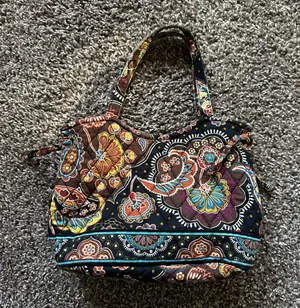 Vera Bradley Kensington Sherry Small Tote, Retired Paisley thumbnail 1