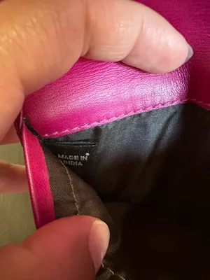 Vintage Y2K Coach Soho Pleated Trifold Wallet pink thumbnail 11