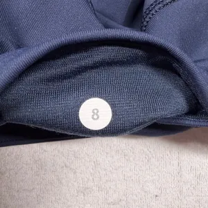 Lululemon Wunder Under Crop Leggings Women’s 8 Navy Blue High Rise Yoga thumbnail 5