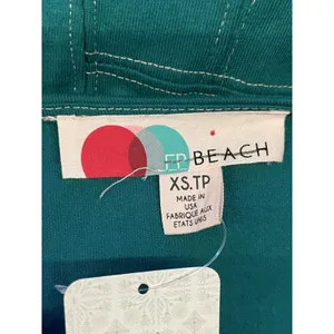 Free People FP Beach Tank Dress Womens XS Blue Out Of The Blue Cotton Made USA thumbnail 9