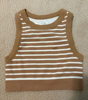 Crop tank top Tan thumbnail 1