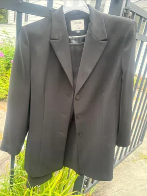 Le Suit Black Women's Single-Breasted Blazer thumbnail 1