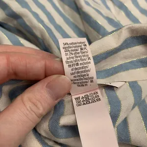 Victoria's Secret Top Womens Large Pink Blue Pajama Striped‎ Button Down Sleep thumbnail 6