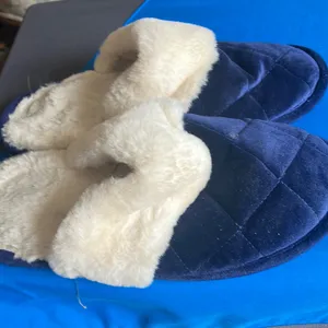 FINAL MARKDOWN Cozy Blue Slippers medium 7/8 thumbnail 1