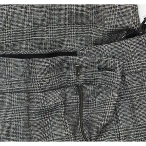 NWT Mango Womens Wool Blend Flared Leg Suit Pants Gray Brown Check EUR 38 (US 5) thumbnail 8