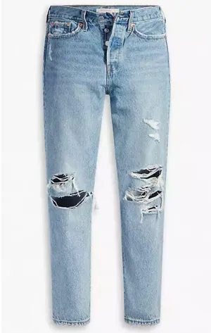 Levi's Premium WEDGIE STRAIGHT FIT WOMEN'S JEANS 34x26 LIght Wash Probably Ok thumbnail 6