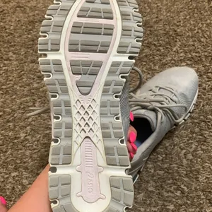 ASICS GEL-QUANTUM 360 low woman athletic tennis shoes size 9.5 white grey thumbnail 8