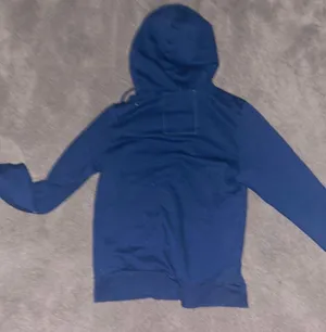 rare Blue lightning bolt hoodie size medium thumbnail 3