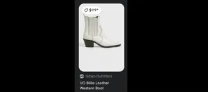 White Cowboy Boots thumbnail 7